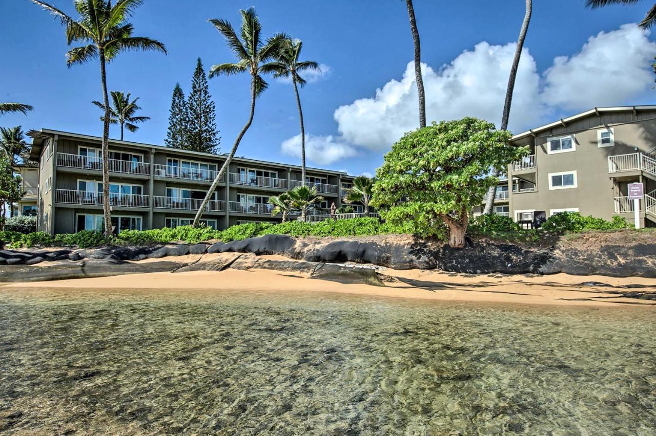 Waipouli Beachfront Condo With Balcony And Ocean Views Kapa'a Exteriör bild