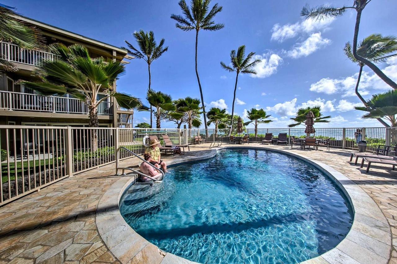 Waipouli Beachfront Condo With Balcony And Ocean Views Kapa'a Exteriör bild