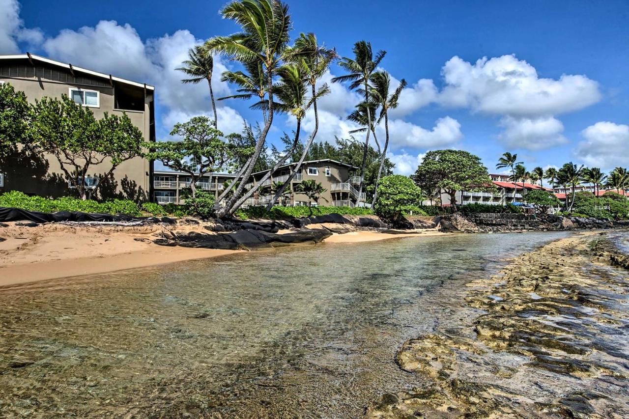Waipouli Beachfront Condo With Balcony And Ocean Views Kapa'a Exteriör bild
