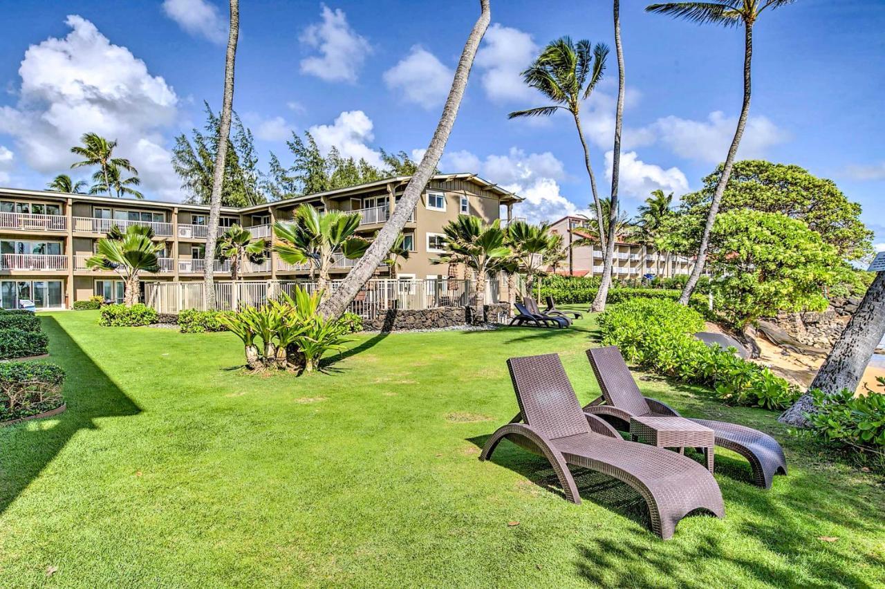 Waipouli Beachfront Condo With Balcony And Ocean Views Kapa'a Exteriör bild